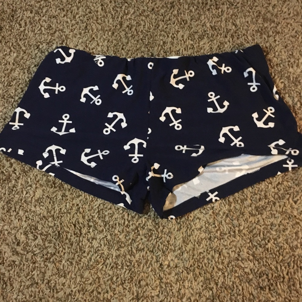 Anchor booty shorts